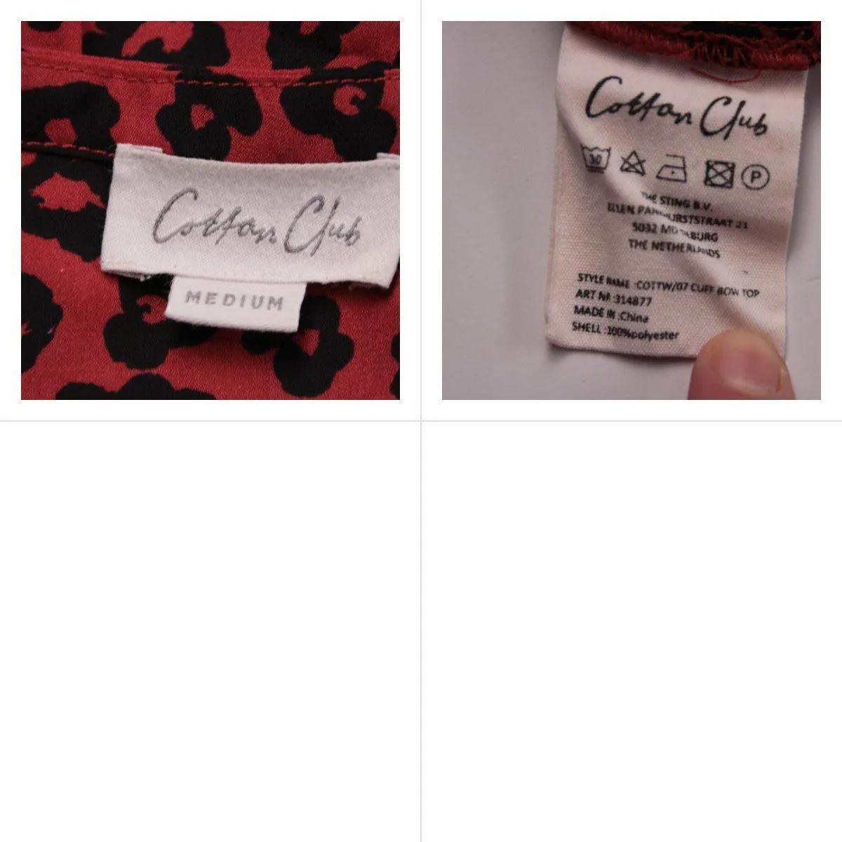 блузка Cotton Club